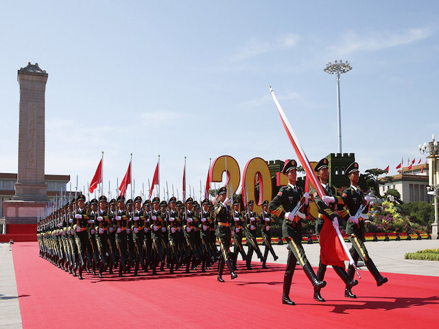 Company Organizes Staff Viewing of Sept 3 Military Parade